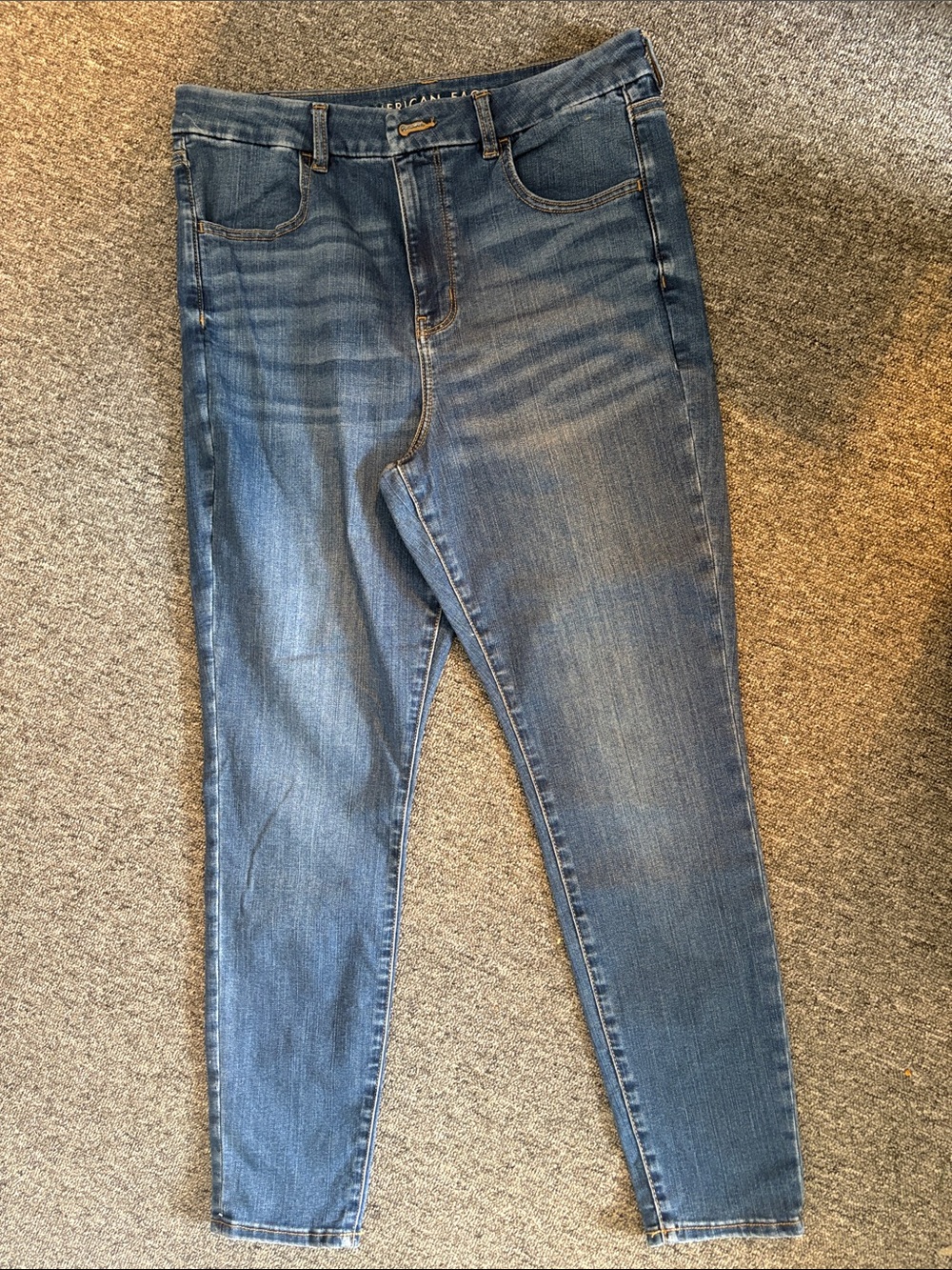 American Eagle Outfitters Medium Blue Stretch Jeggings